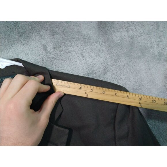 Banana Republic Blazer Mens 44R Brown Wool Sport Coat Suit Jacket 3 Button - Picture 7 of 11